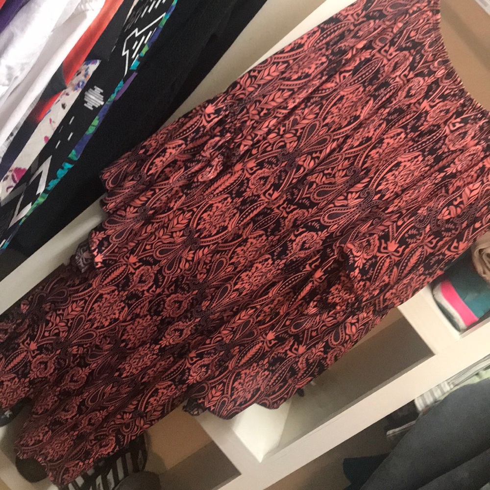 Dress size 3x dark blue and coral - Picture 4 of 4